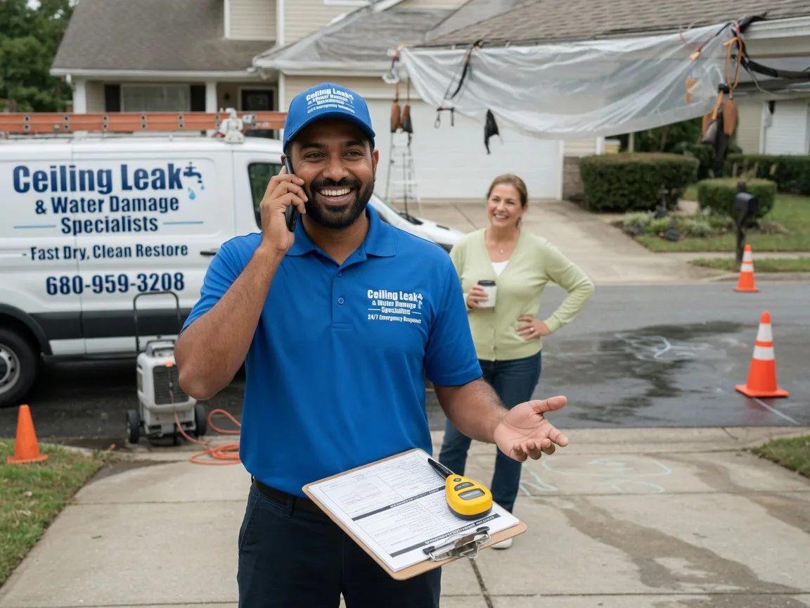 Ceiling Leak Cleanup Sun City Center, FL FAQs